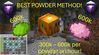 BEST POWDER GRINDING METHOD! | Hypixel Skyblock