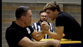 Freedom Armwrestling Allen Ford vs MASON DROESSE AND ALEXANDER - 96kg