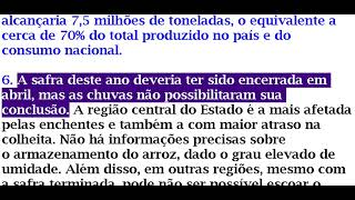 MP autoriza a importação de arroz para o enfrentamento de eventos climáticos extremos no RS.