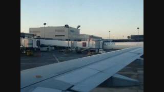 Landing,taxi, and parking gate in MSP Delta A320