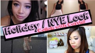 Glam Holiday/NYE Look - Makeup, Hair and Outfit - COLLAB WITH BYCARRIE 메이크업