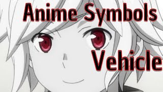 Anime Symbols: Vehicle