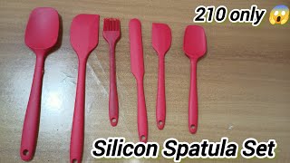 Silicon Spatula Set Unboxing with Review 🥰