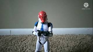 star wars Clone Trooper the 501 stop motion