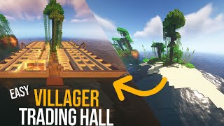 I BUILD A BIG VILLAGER TRADING HALL | MINECRAFT GAMEPLAY #2