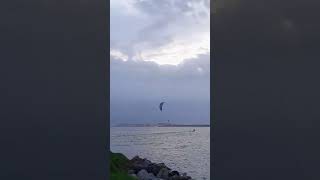 Maketu Wind Surfers at Twilight.