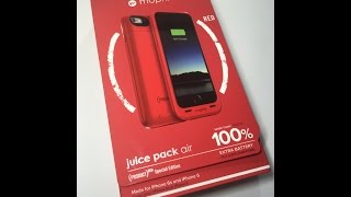 Mophie Juice Pack Air Red Edition Unboxing (iPhone6/6s)