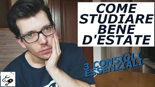 COME PREPARARE ESAMI CON IL CALDO? || 3 CONSIGLI PER STUDIARE D'ESTATE || med pages