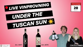 Livesänd vinprovning - Under the Tuscan Sun