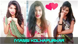 Kolhapurkar 😍Mansi Best Tiktok 👌videos | marathi mulagi