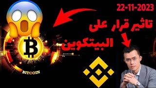 البيتكوين  :🔴 تاثير قرار باينانس على سوق للكريبتو