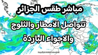 مباشر طقس الجزائر  تتواصل الثلوج والامطار اليوم الجمعة