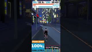 Early Jump in Zwift Sprint Finish #zwift #zwiftracing #zwiftcycling