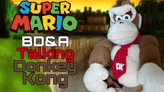 Super Mario - Rare Large BD&A Talking Donkey Kong Plush Unboxing & Review!!!