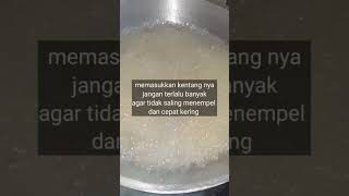 ternyata mudah banget bikin keripik kentang #shorts