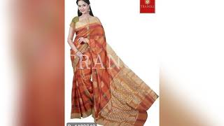 Tranoli Premium Quality Kota Silk Cotton Zari Woven Sarees