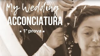 ACCONCIATURA SPOSA RACCOLTA ANNI 30: prima prova | #misposoconstefano