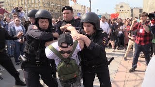 Проект 60sec №813. Несанкционированный митинг Навального в Москве