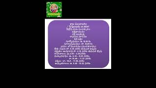 10th September 2024 Kaala Panchangam