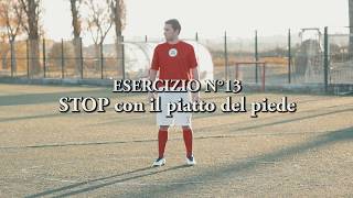 TUTORIAL CALCIO: Stop di Piatto Laterale