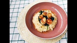 How to: coquilles bereiden (met romige risotto)