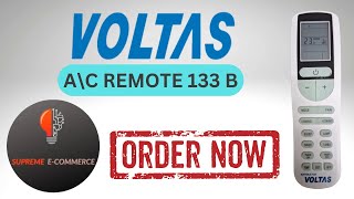 Voltas A/C Remote 133 B #remote #acremote #voltasac #acremote #remotecontrol #splitac