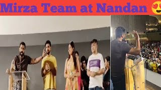 Ankush and Oindrila surprise Hall visit at Nandan|#mirza Housefull show