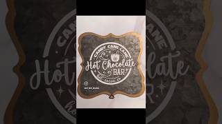 Create a Hot Cocoa Bar sign with me! #diy #cricut #hotcocoabar #cricutdiy #cold #warmup #cool