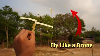 Paper Fly Like a Drone, How to make a drone paper can turn fly, easy origami, tutorial origmi, drone