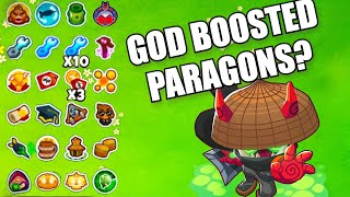 How Far can Every GOD BOOSTED Paragon Get? (Bloons TD 6)