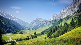 Thru Hiking The Via Alpina Green Trail Stage C5 Linthal To Urnerboden Switzerland Swiss Alps 14km