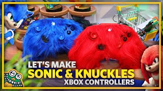 Let's make fuzzy Sonic & Knuckles Xbox Series X|S Controllers! - Sonic 2 Fuzzy Xbox Controllers