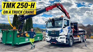 How to use a Tree Shear on a Truck Crane? - Problem Tree Removal In Switzerland