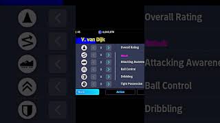 v. van dijk rating 100 ✅️ #efootball #khayo #efootballtreding  #football #pes #efootballcelebration