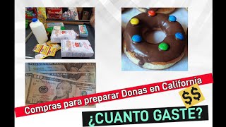 preparando mi masa para las donas, estoy en California