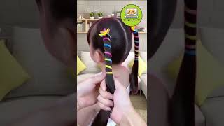 Kids Braided Spiral Hair Ties #hairstyles #kidsfashion