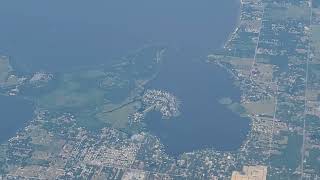 captain speech .... 45 minutes circling Orlando due to thunder storms #florida