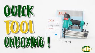 Quick Unboxing DCA AF50 Pneumatic Air Brad Nailer