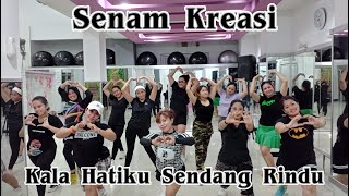 Senam Kreasi Terbaru KALA HATIKU SEDANG RINDU || Choreo Watik Primadona