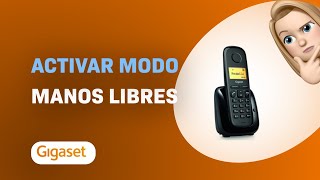 Cómo activar el modo manos libres en el teléfono de oficina Gigaset A180