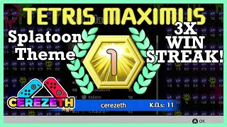 Tetris 99 Splatoon Theme - 3x Win Streak!