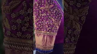 Bridal Blouse Hand Designs #bridalblouseideas #bridalblouses #aariwork #handwork