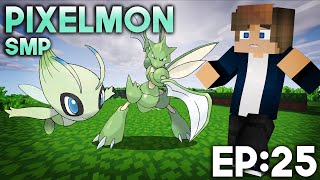 Capturing the Legendary Pokémon Celebi in Pixelmon! Episode: 25