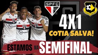 SÃO PAULO 4X1 SÃO BERNARDO - SHOW DE COTIA, NESTOR, MARQUINHOS E PABLO MAIA + CALLERI - SPFC NA SEMI