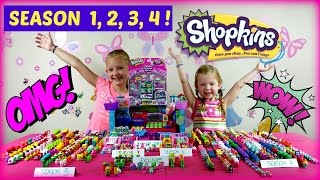 SHOPKINS SEASON 1 2 3 4 - BABY ALIVE GOES SHOPPING FOR SHOPKINS !