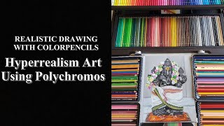 Hyperrealistic Art. Realistic drawing with colorpencils.