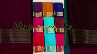 Mysore crepe silk #trending #love #sareefashion @9874895422