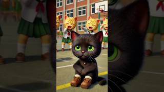 O gatinho se formou #gatinho #cat #gato #cartoon #cute #funny #animation #catvideos #aiart #gatitos