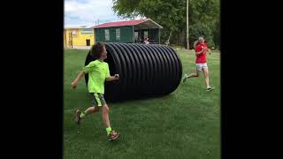 dad in a wheel