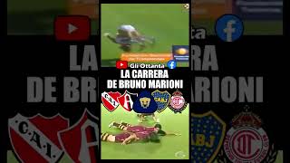 La Carrera de Bruno Marioni en un minuto #futbol #2022 #ligamx #pumas #bocajuniors #mexico #qatar